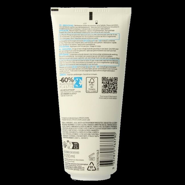 La Roche-Posay Lipikar Baume AP+M 200 ml