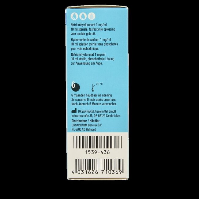 Hylo Comod gouttes oculaires 10 ml