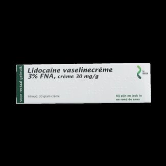 Diversen Diversen Lidocaine vaselinecreme 3% 5 x 30 gram 150 Gram