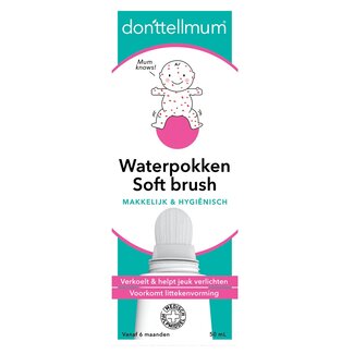 Donttellmum Donttellmum Waterpokken soft brush 50 Milliliter