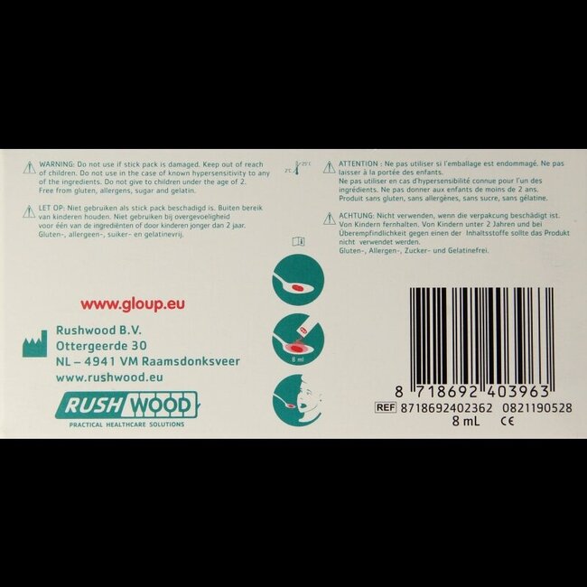 Gloup Zero stickpack 25 Stuks