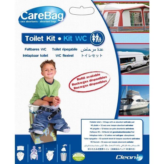 CareBag Meeneemtoilet opvouwbaar 1 Set