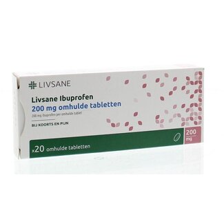 Livsane Livsane Ibuprofen 200mg omhuld 20 Tabletten