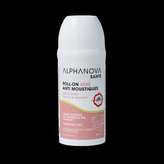 Alphanova Bebe Baby roll-on anti muggen bio 30 Milliliter