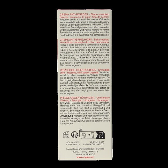Uriage Roséliane Crème Anti-Rougeurs 40 ml