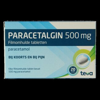 Teva Teva Paracetalgin 500 mg 20 comprimés
