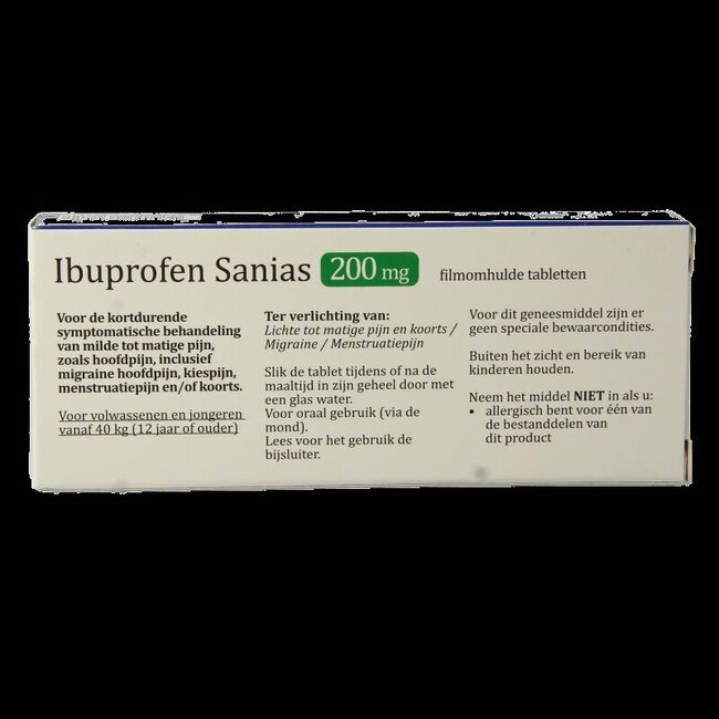 Sanias Ibuprofène 200 mg 24 comprimés