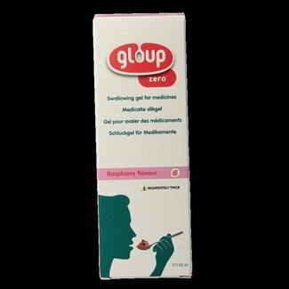 Gloup Gloup Zero medicatie inname gel framboos 150 Milliliter