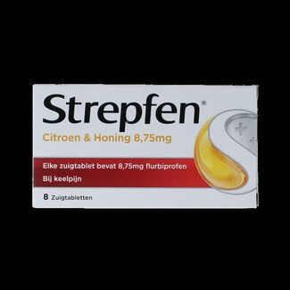 Strepfen Strepfen Citron & Miel 8 Pastilles
