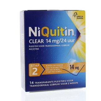 Niquitin Stap 2 14mg 14 Stuks