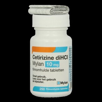 Mylan Mylan Cétirizine diHCl 10 mg 250 Comprimés