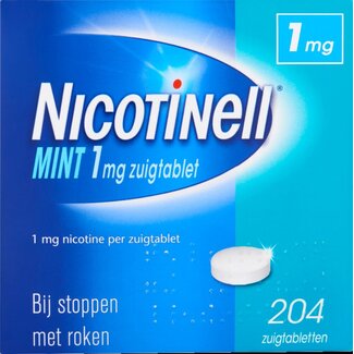 Nicotinell Mint 1mg 204 Zuigtabletten