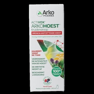Arkohoest Kruidensiroop gezoet met honing 140 Milliliter