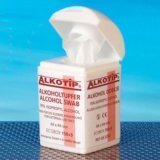 Alkotip Alcoholdoekjes dispenser 155 Stuks
