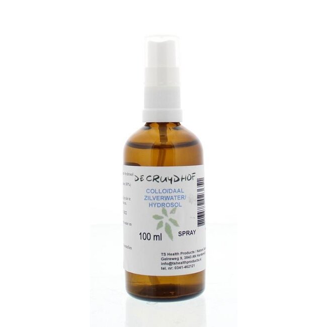 Cruydhof Colloidaal zilverwater spray hydrosol uitwendig 100 Milliliter