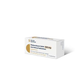 Service Apotheek Mebendazol 100mg 2 Tabletten