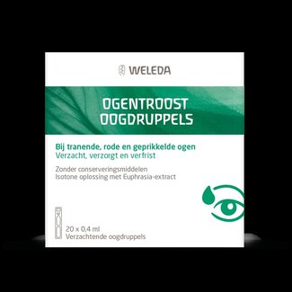 Weleda Weleda Ogentroost oogdruppels 0.4ml 20 Ampullen