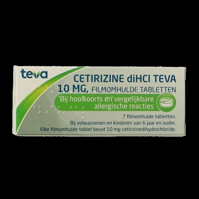 Cetirizine diHCl 10mg 7 Tabletten