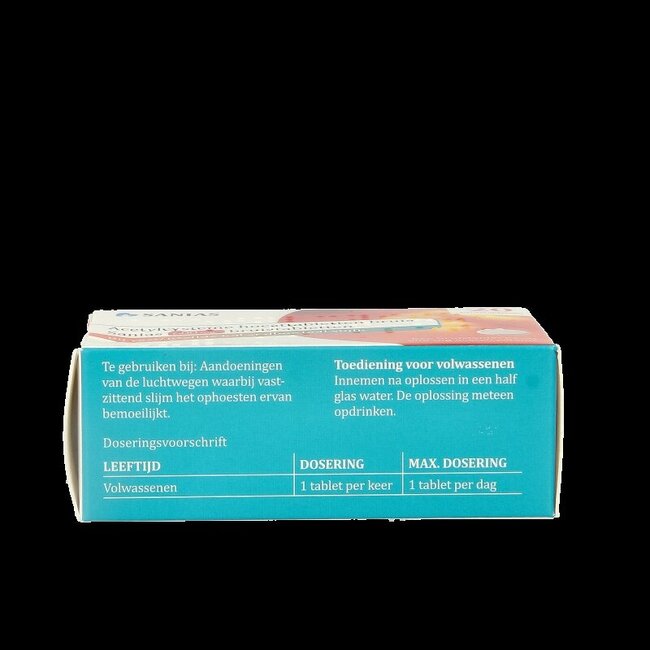 Sanias Acétylcystéine 600 mg 20 comprimés effervescents