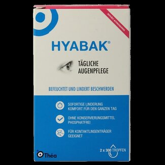 Hyabak Hyabak Gouttes oculaires duopack 2 unités