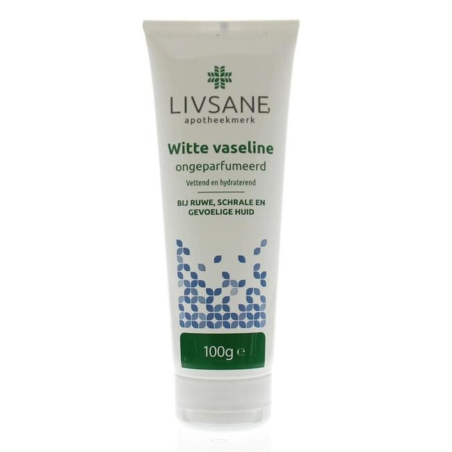 Livsane Witte vaseline in tube 100 Gram