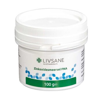 Livsane Livsane Zinkoxidesmeersel FNA 100 Gram