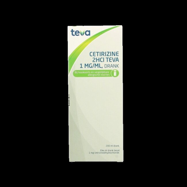 Teva Cétirizine 2HCl 1 mg/ml 200 ml