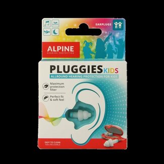 Alpine Alpine Pluggies Kids Bouchons d'oreilles 1 Paire