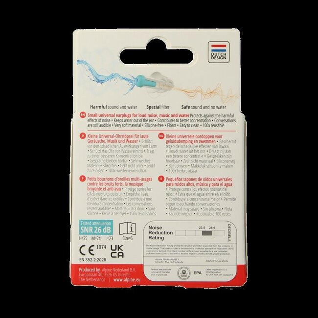 Alpine Pluggies kids oordopjes 1 Paar