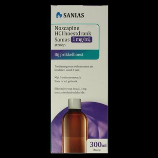 Apotex Apotex Noscapine 1mg/ml siroop 300 Milliliter