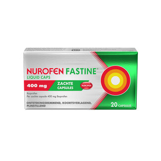 Nurofen Nurofen Fastine liquid caps 400 mg 20 Capsules