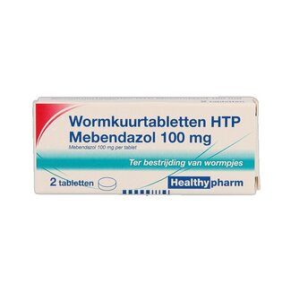 Healthypharm Healthypharm Mebendazol/wormkuur 2 Tabletten