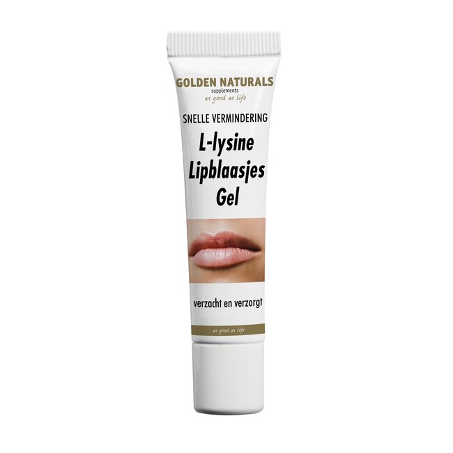 Golden Naturals L-Lysine+ gel pour boutons de fièvre tube 15 Millilitres