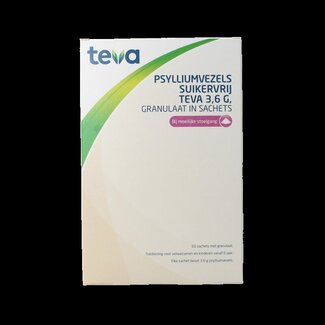 Teva Teva Fibres de psyllium granulés sans sucre 60 sachets