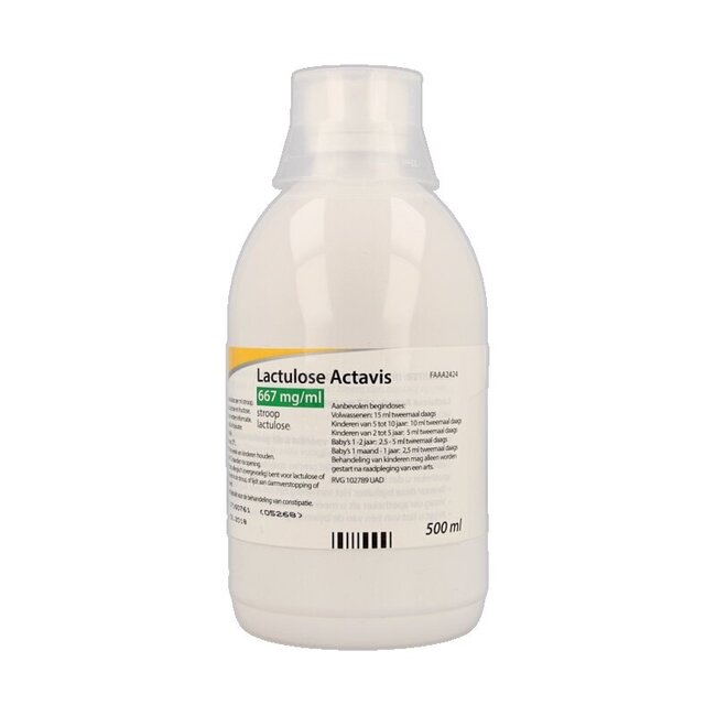 Sanias Lactulosestroop 667mg 500 Milliliter