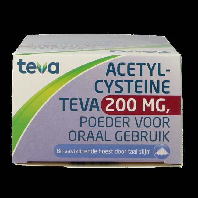 Teva Acetylcysteine 200mg 20 Sachets
