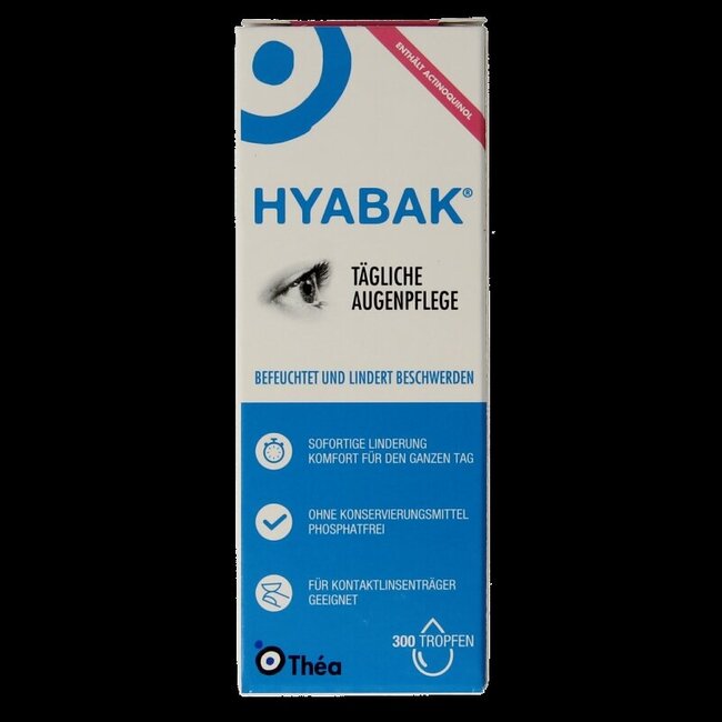 Hyabak Gouttes oculaires 10 ml