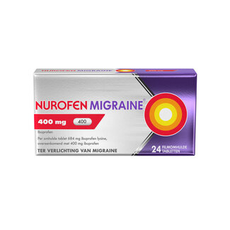 Nurofen Nurofen Migraine 400 mg omhulde tabletten 24 Tabletten
