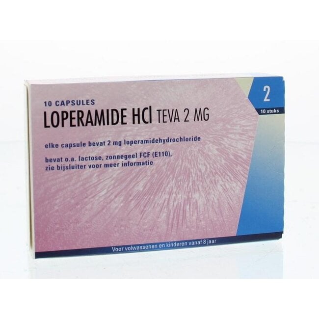 Loperamide HCL 2mg 10 Capsules