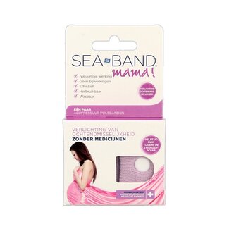 Sea Band Sea Band Polsband zwangerschap roze 1 Paar