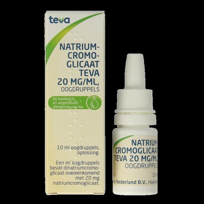 Teva Natriumcromoglicaat 20mg oogdruppels 10 Milliliter