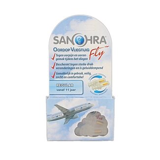 Sanohra Sanohra Oordop vliegtuig fly regular volwassen 1 Paar