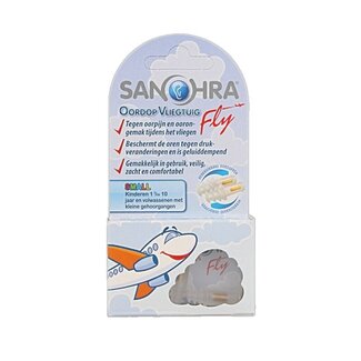 Sanohra Sanohra Bouchons d'oreilles avion fly small enfant 1 paire