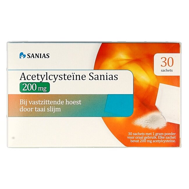 Acetylcysteine 200mg 30 Sachets
