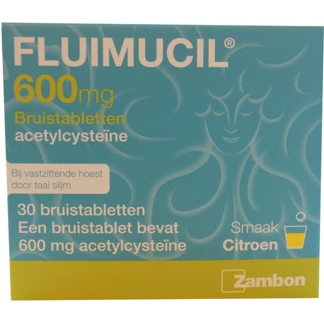 Bruistablet 600mg 30 Bruistabletten
