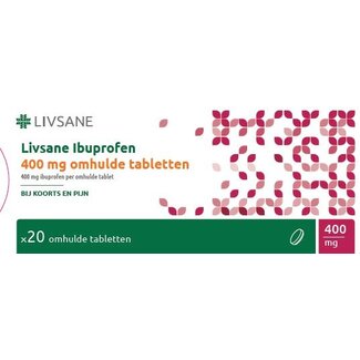 Livsane Livsane Ibuprofen 400mg 20 Stuks