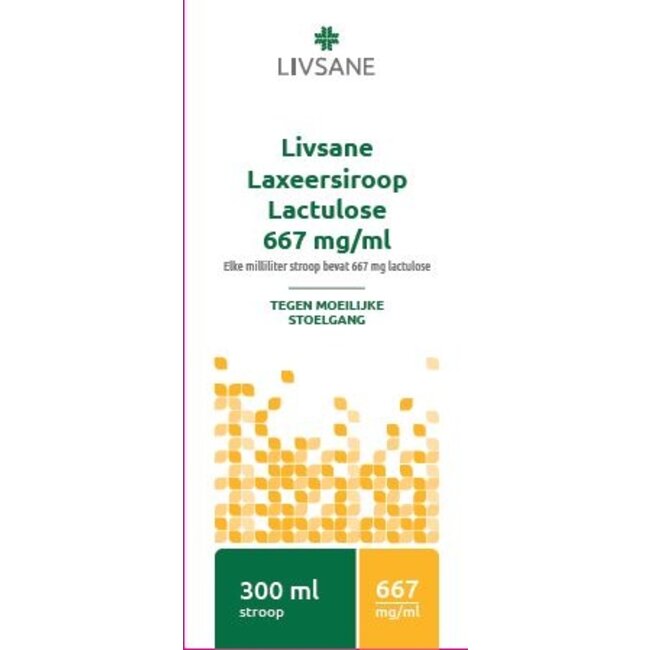 Livsane Laxeersiroop lactulose 300 Milliliter
