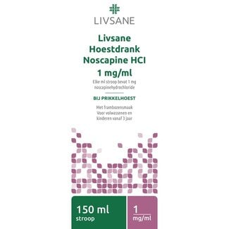Livsane Livsane Hoestdrank noscapine 1mg 150 Milliliter