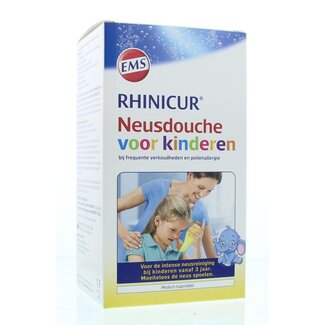 Rhinicur Douche nasale pour enfants Rhinicur avec 4 sachets, 1 set