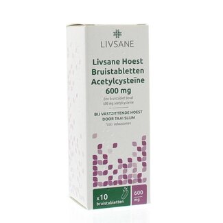 Livsane Hoestbruistablet 600mg 10 Bruistabletten